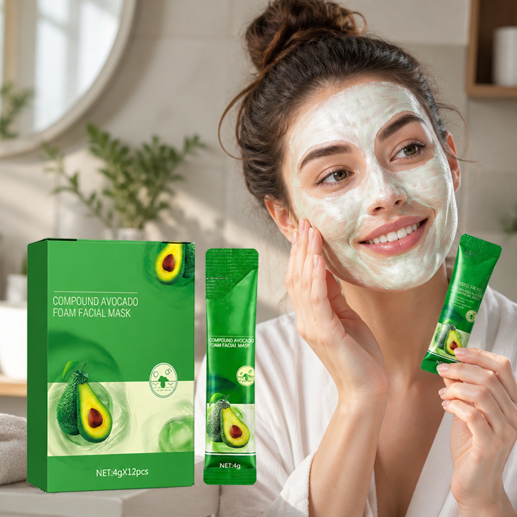 Foam Face Mask Deep Pore Cleansing Avocado Oil