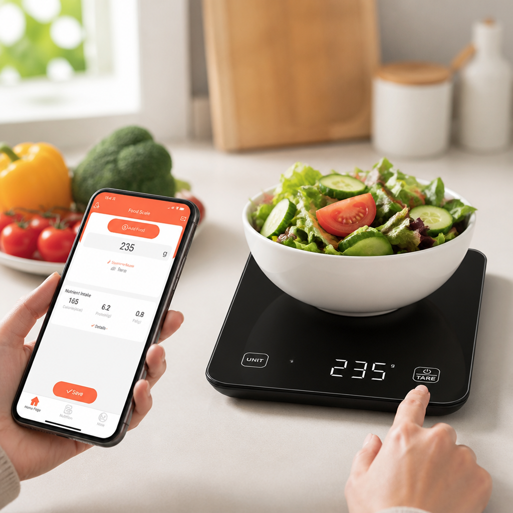Food Scale AI Meal Recognition Calorie & Nutrient Tracking