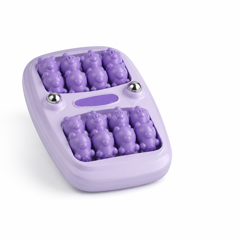 Foot Massage Roller Dual Kneading & Acupressure Nodes