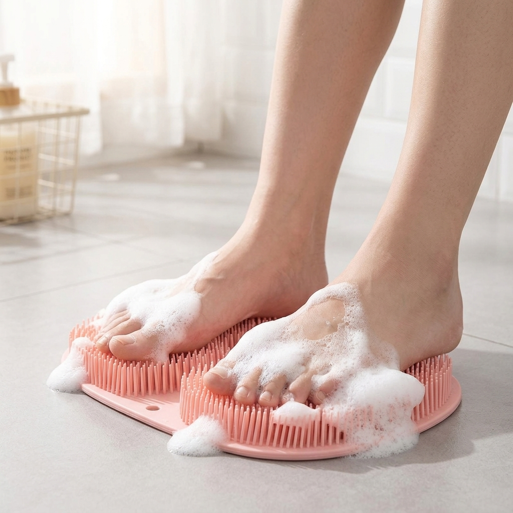 Foot Scrubber & Massager Hands-Free Non-Slip