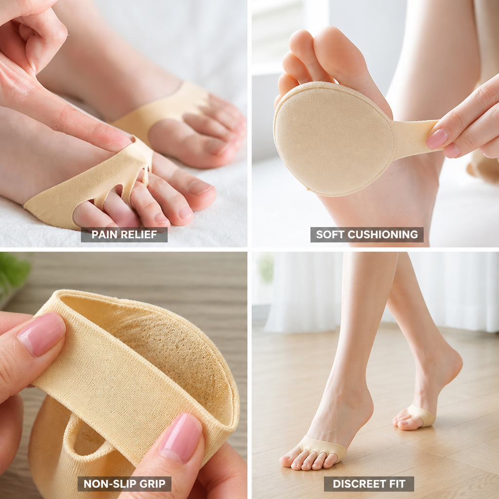 Forefoot Pads Metatarsal Protection Non-Slip