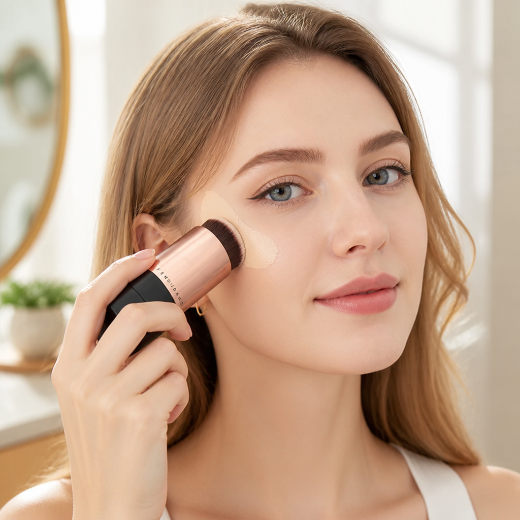 Foundation Stick Integrated Curved Brush Natural Matte Finish
