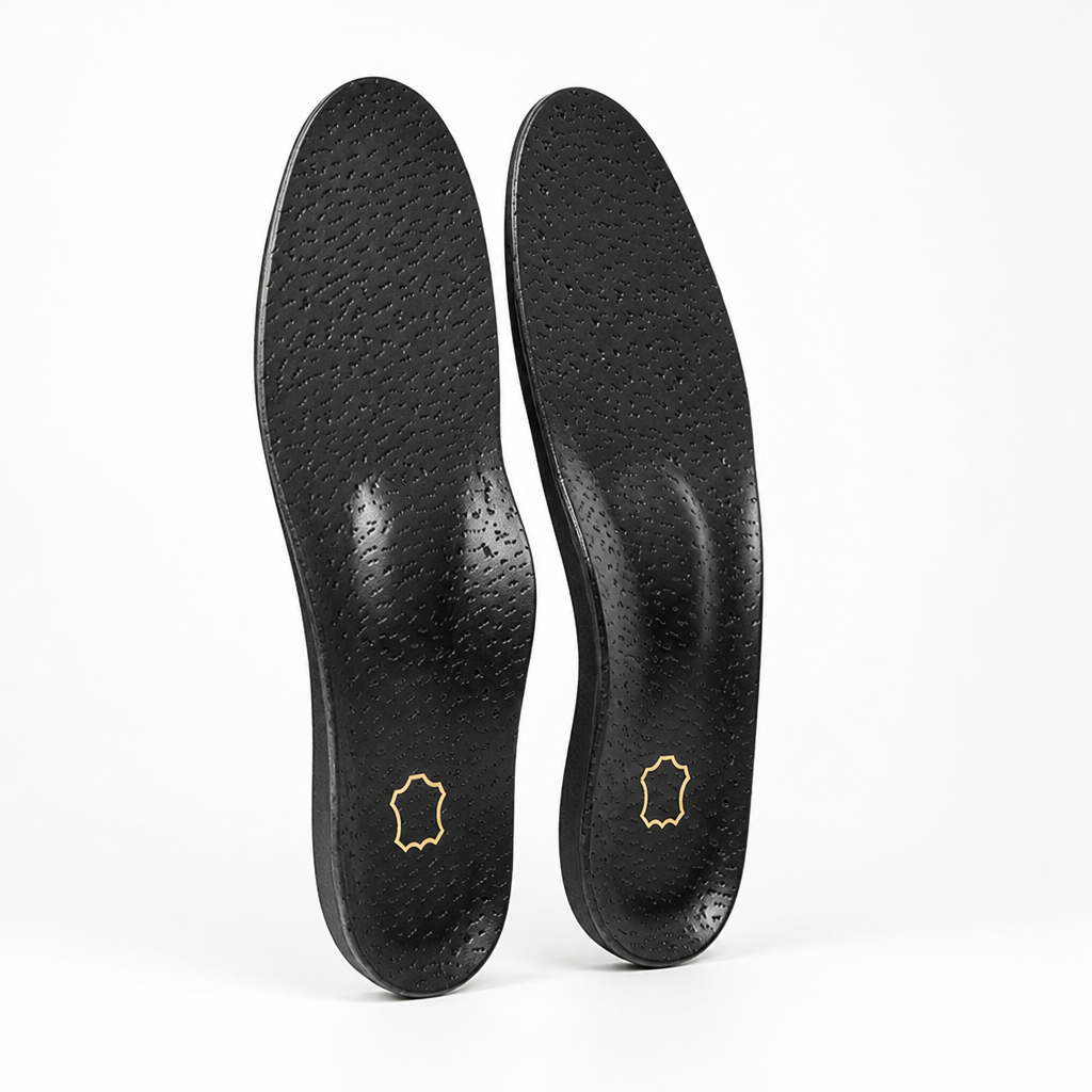 Full Foot Insoles Leather Arch Support Two Pairs