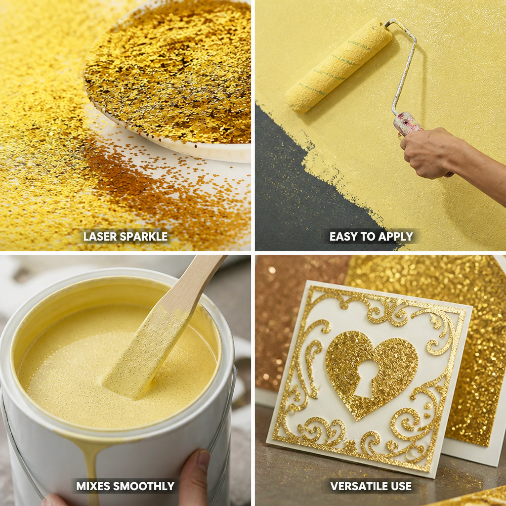 Glitter Powder Laser Effect Heat-Resistant 1kg Pack