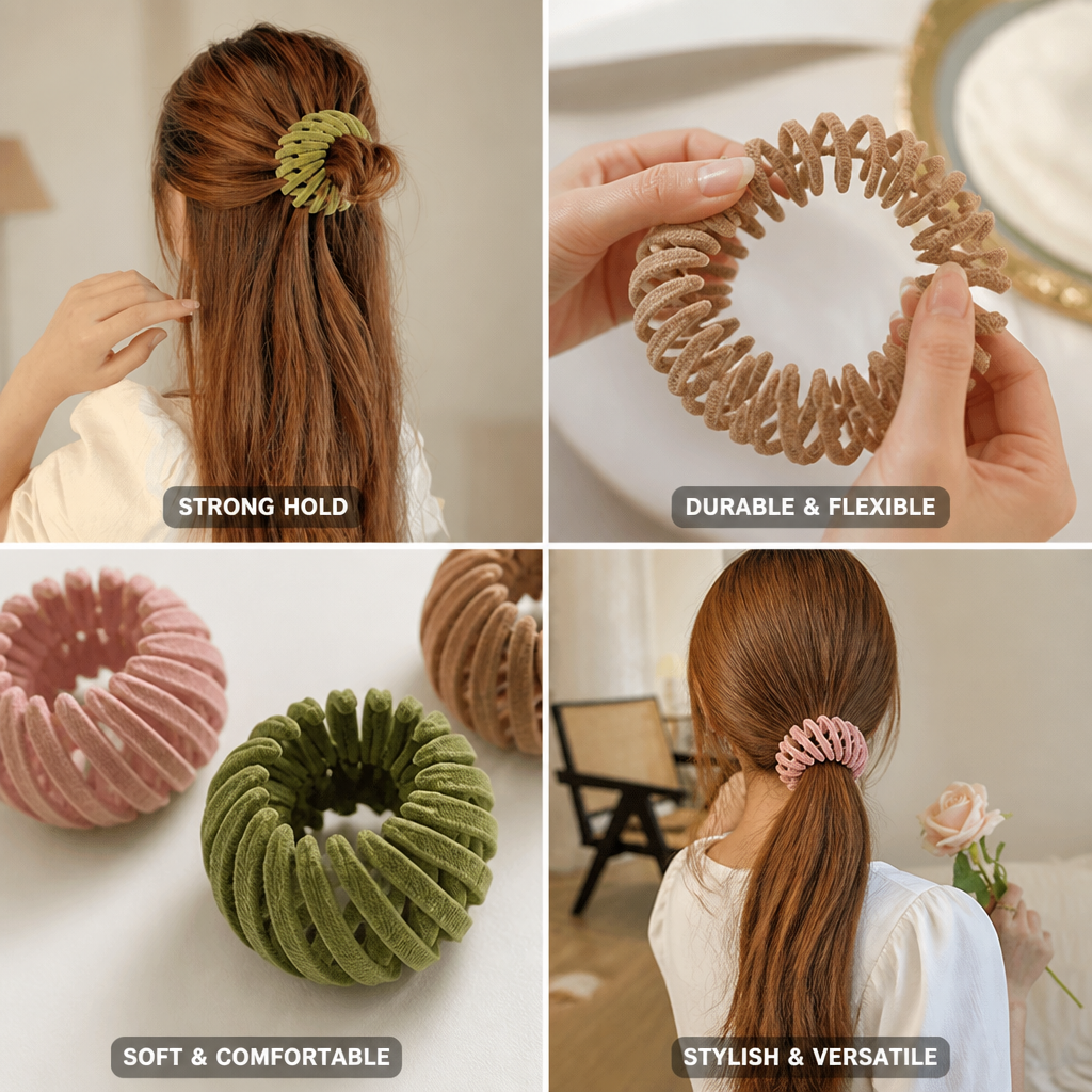 Hair Clip Corduroy Texture Strong Hold