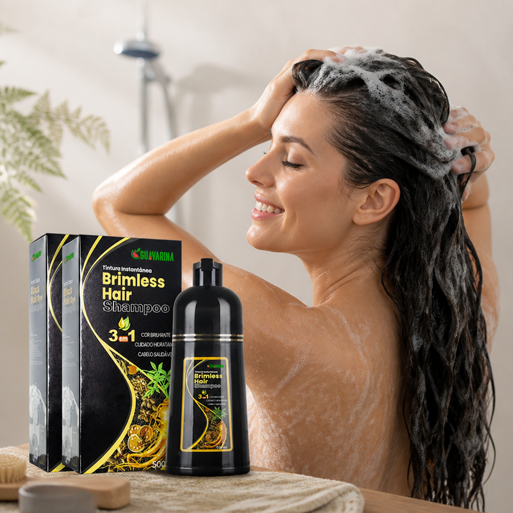 Hair Coloring Shampoo Botanical Collagen Up To 6 Months
