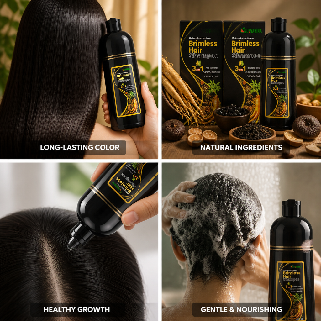 Hair Coloring Shampoo Botanical Collagen Up To 6 Months