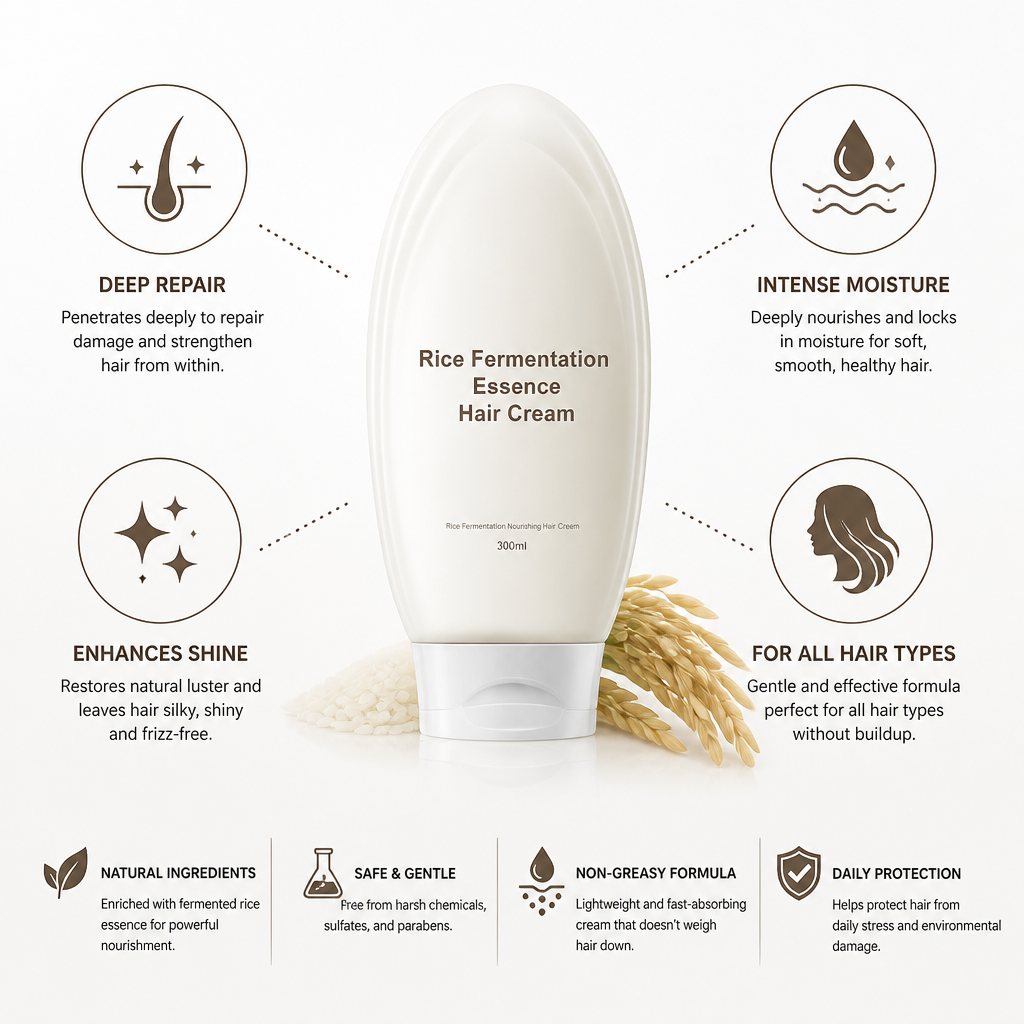 Hair Cream Fermented Rice Essence Deep Repair & Shine