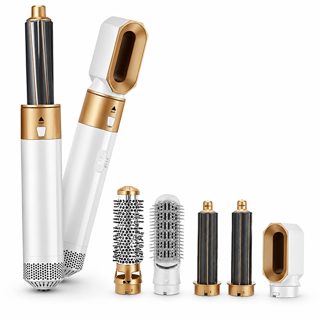 Hair Dryer Brush 5-In-1 Ceramic Coating