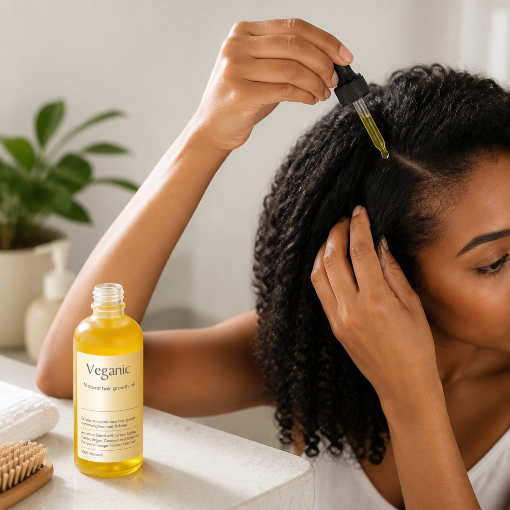 Hair Growth Oil Plant-Based Vegan & Cruelty-Free