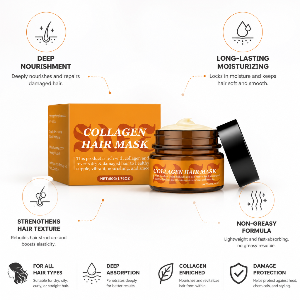 Hair Mask Collagen Deep Repair Non-Greasy