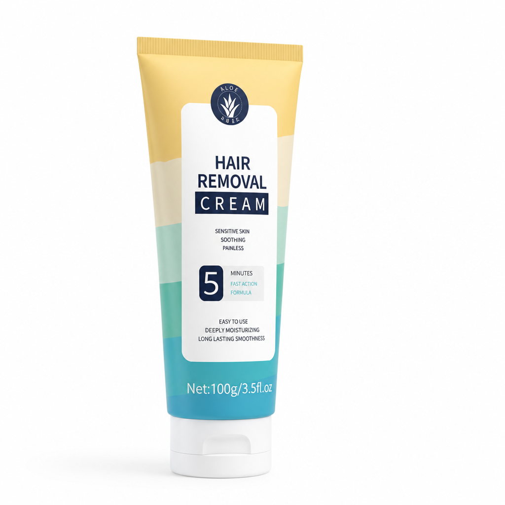 Hair Removal Cream Painless Fast Aloe Vera