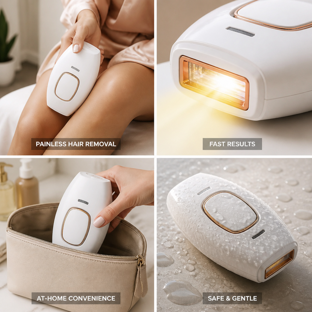 Hair Removal Device Painless IPL Full-Body