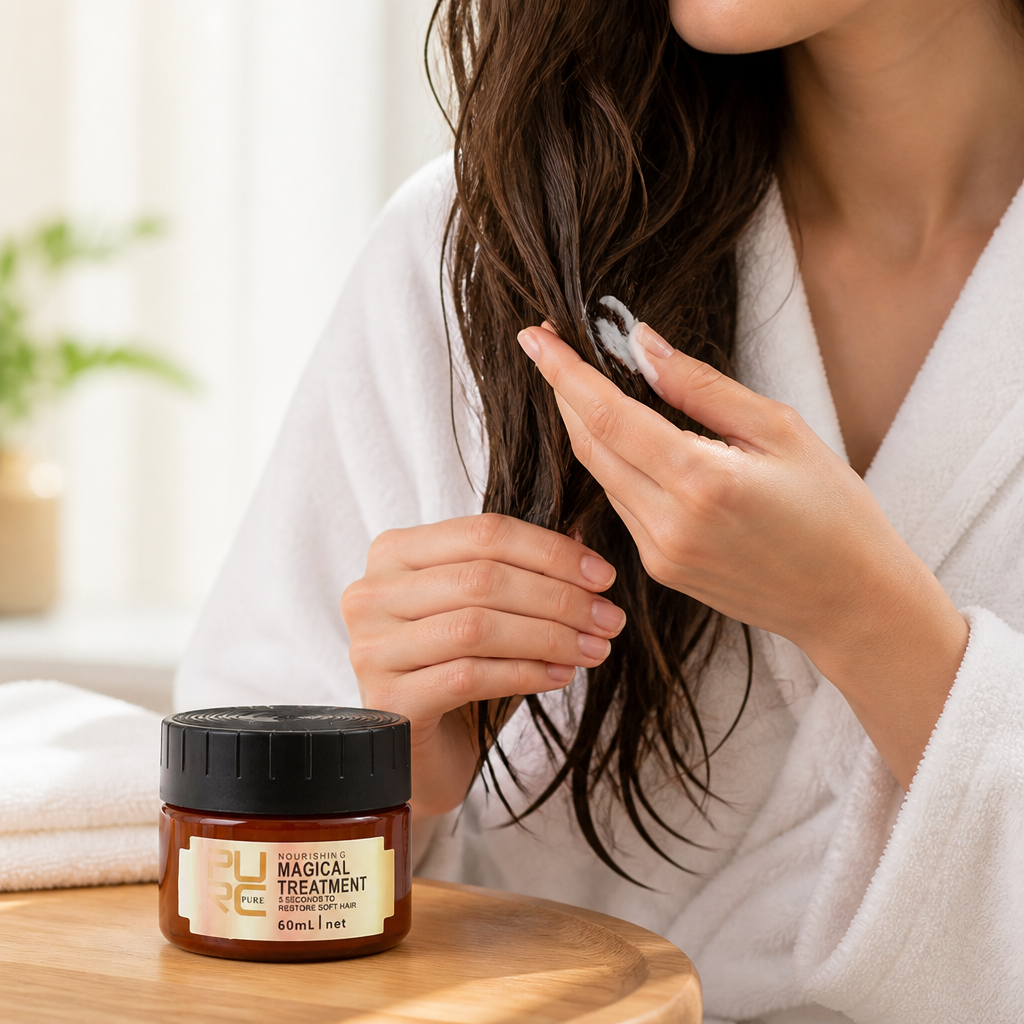 Hair Repair Cream Argan Oil Frizz-Free Deep Hydration