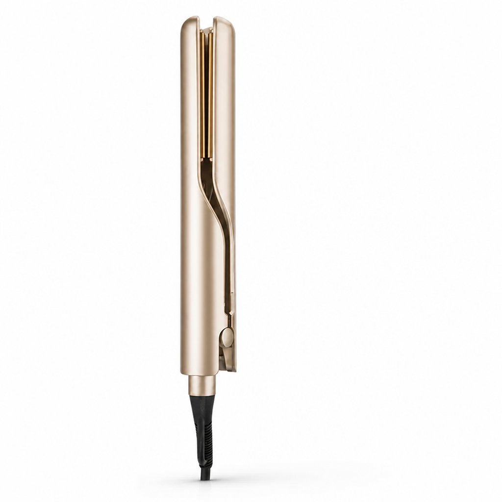 Hair Straightener & Curler Zigzag Ceramic & Adjustable Temperature