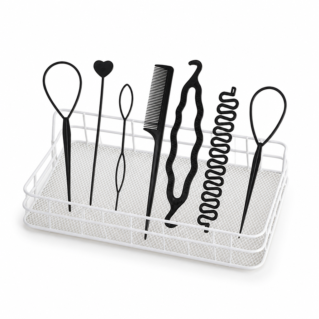 Hair Styling Kit Portable Easy Braids & Ponytails