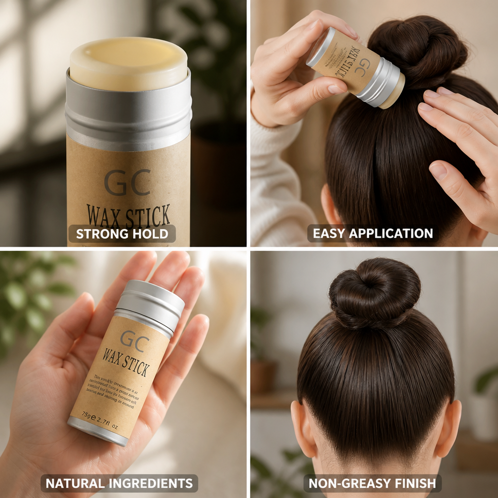 Hair Wax Stick Strong Hold Non-Greasy All-Natural