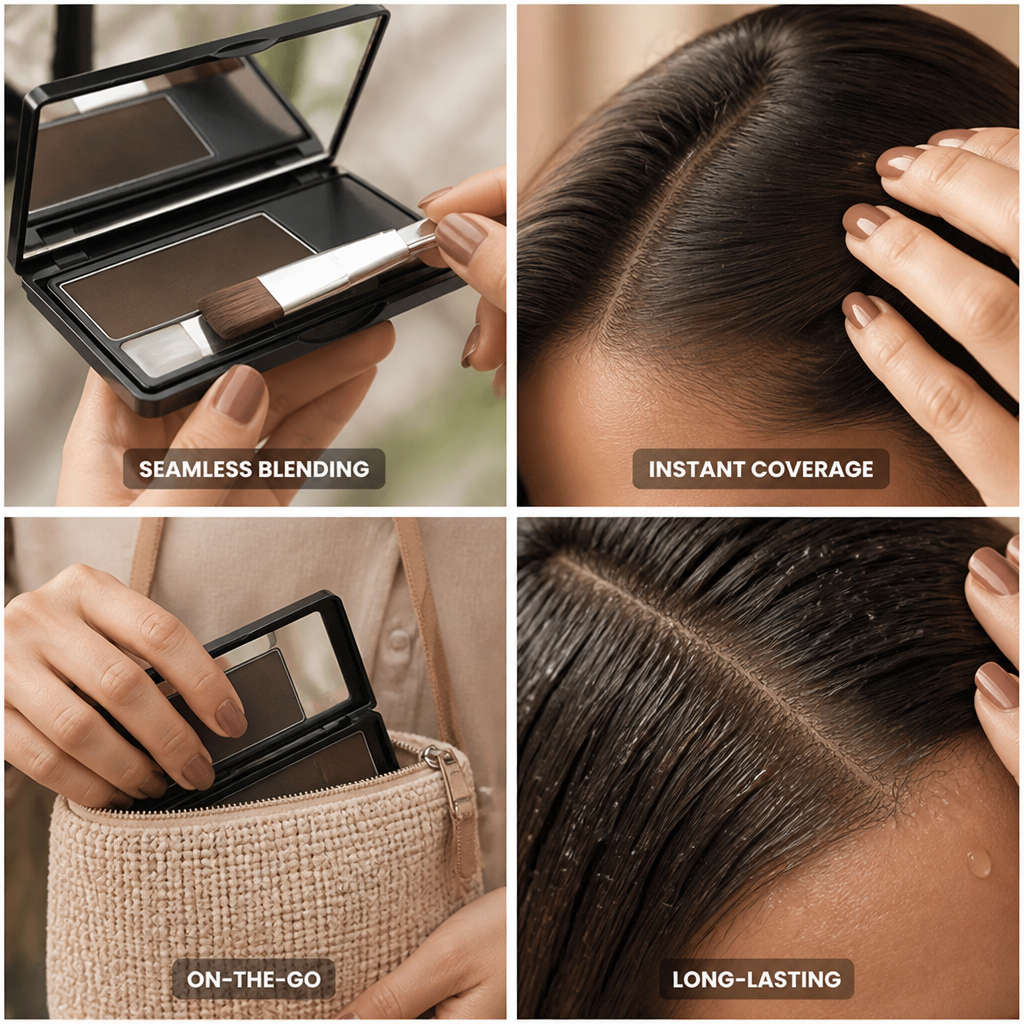 Hairline Concealer Stick Seamless Blending & Long-Lasting 4 Shades