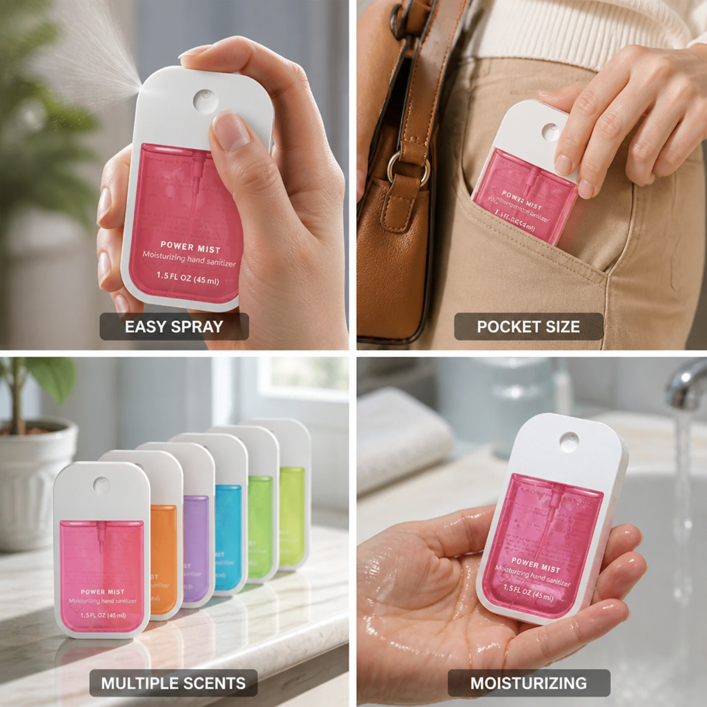 Hand Sanitizer Spray Moisturizing 45 ml Assorted Scents