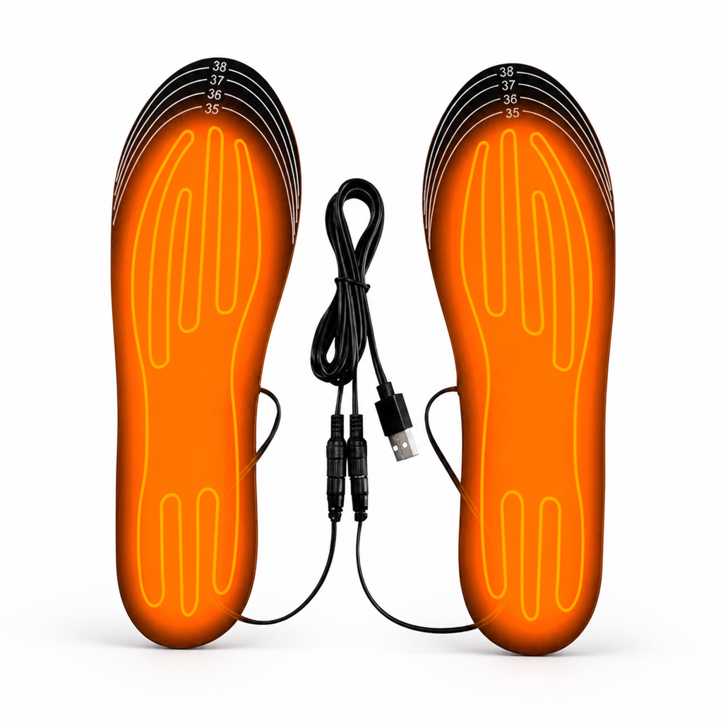 Heated Insoles USB Rechargeable Dual-Zone Heating