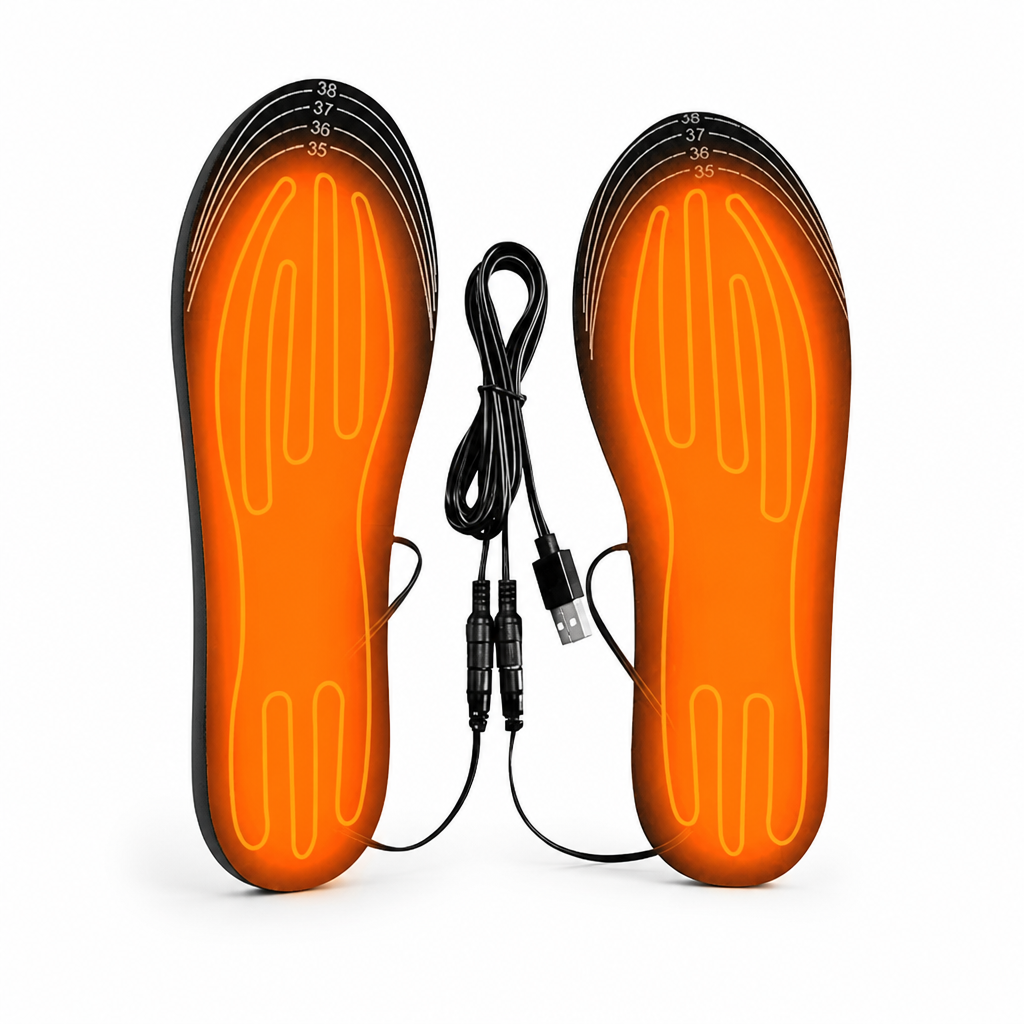 Heated Insoles USB Rechargeable Dual-Zone Heating