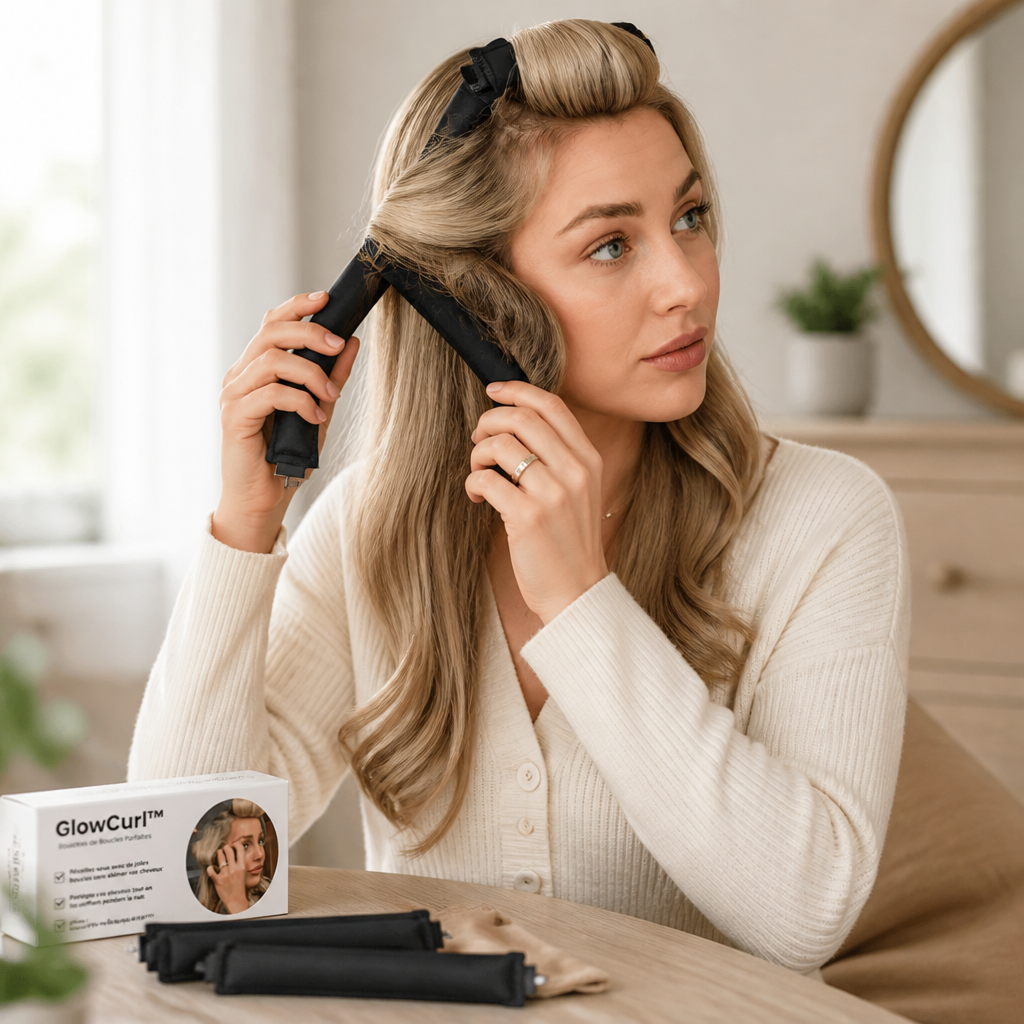 Heatless Hair Curlers Overnight Satin & Soft Lining
