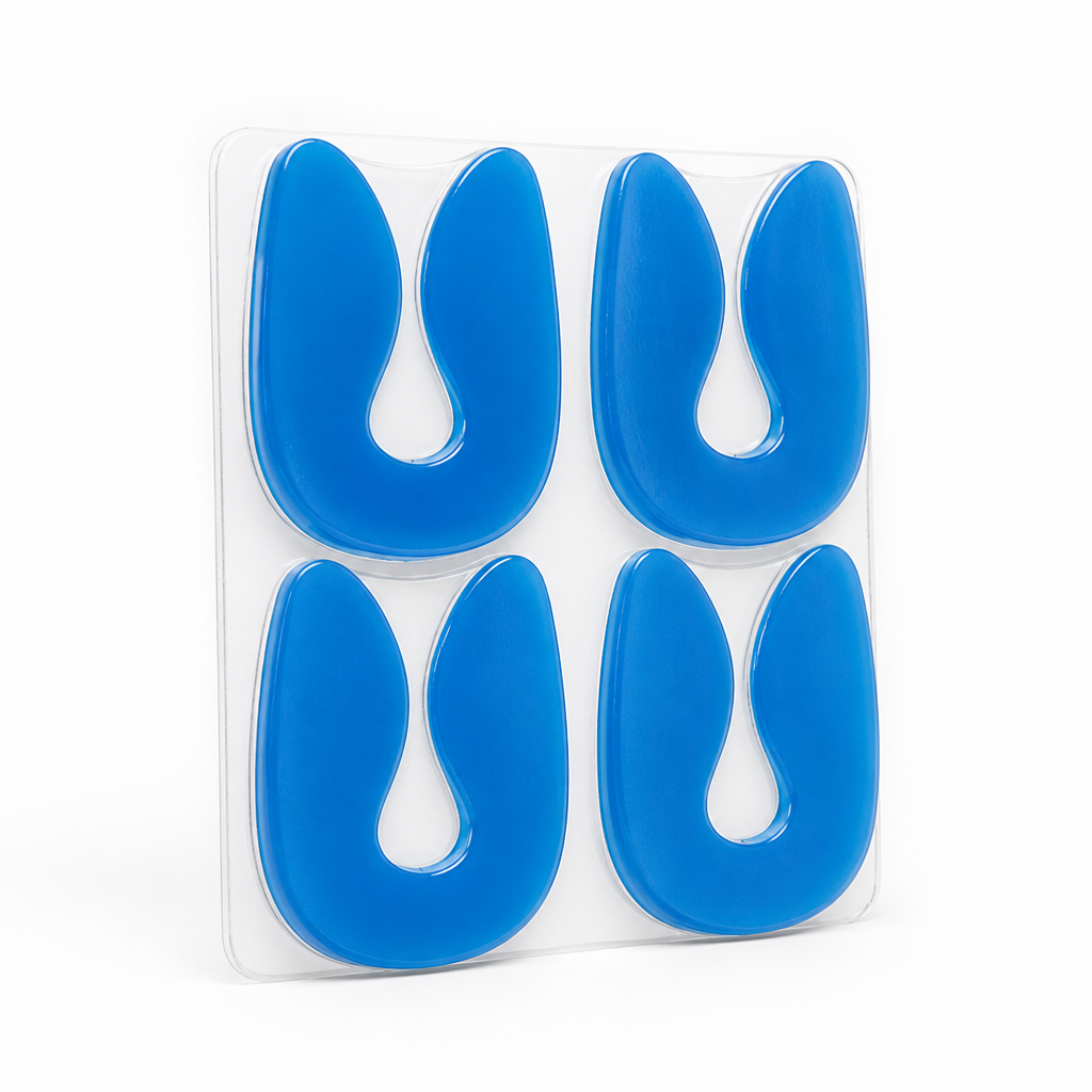 Heel Cushions U-Shaped Soft Gel 4-Pack