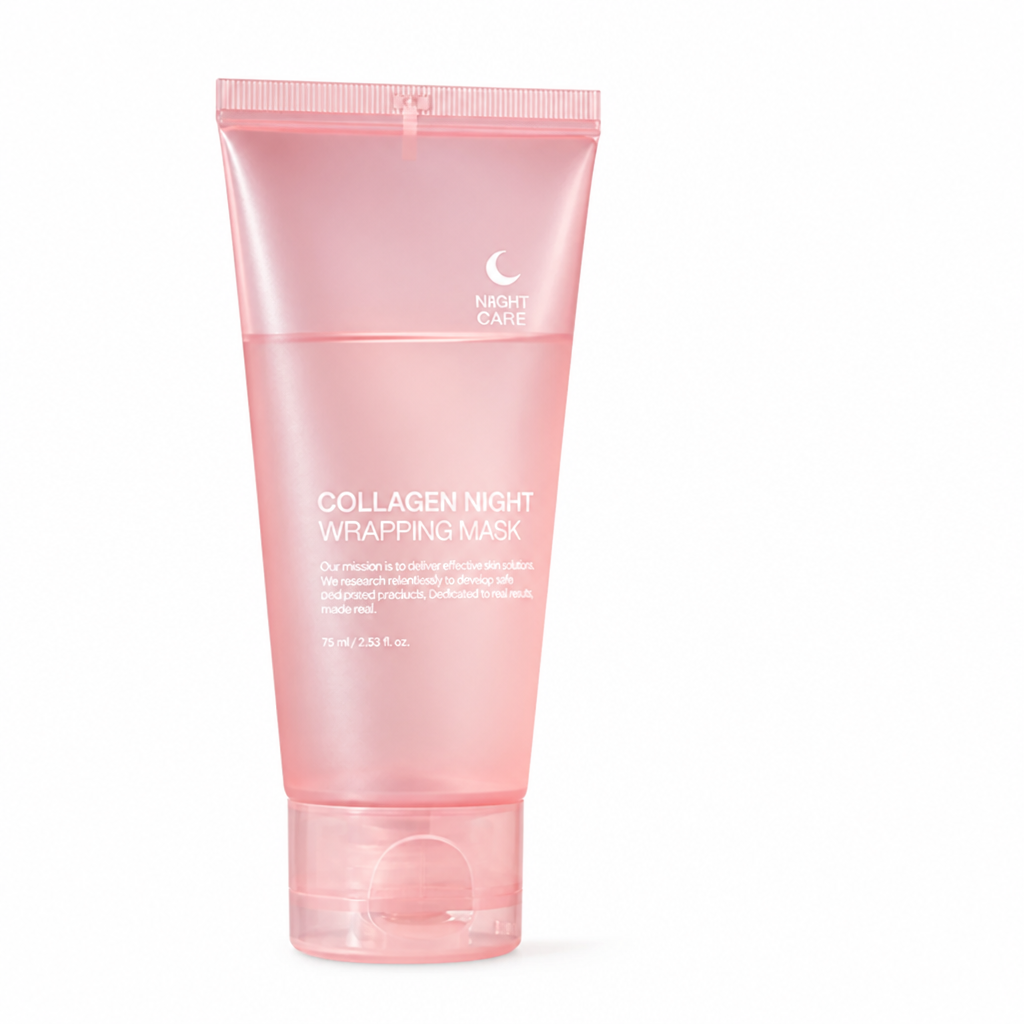 Hydrogel Night Mask Organic Collagen & Hyaluronic Acid Intensive Hydration