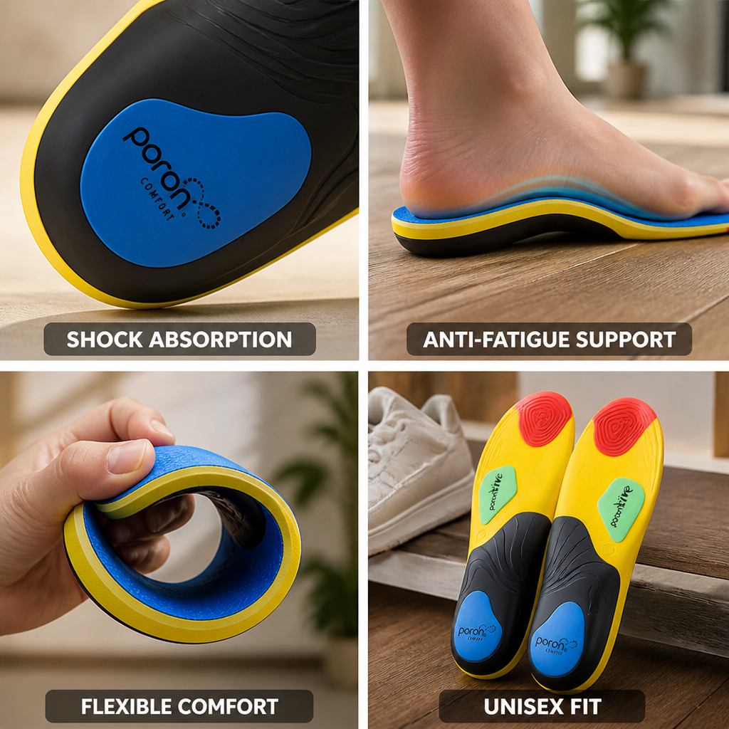 Insole Anti-Fatigue Shock-Absorbing Unisex
