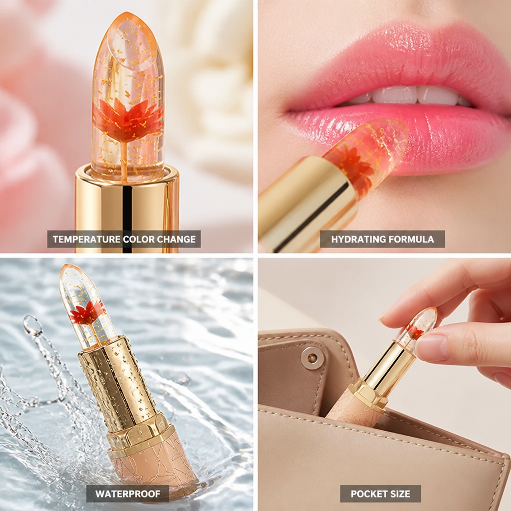 Jelly Lipstick Temperature Color-Changing Hydrating Cocoa Butter