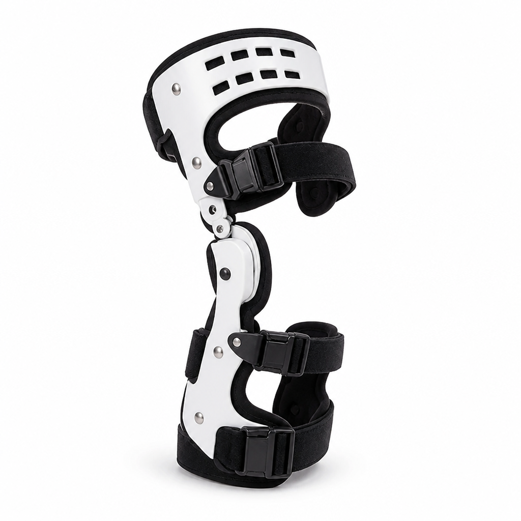 Knee Brace Adjustable Hinge Aluminium Frame & Breathable Padding