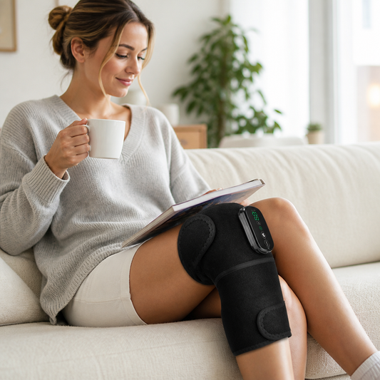 Knee Pad 4-Motor Heating Vibration Cordless