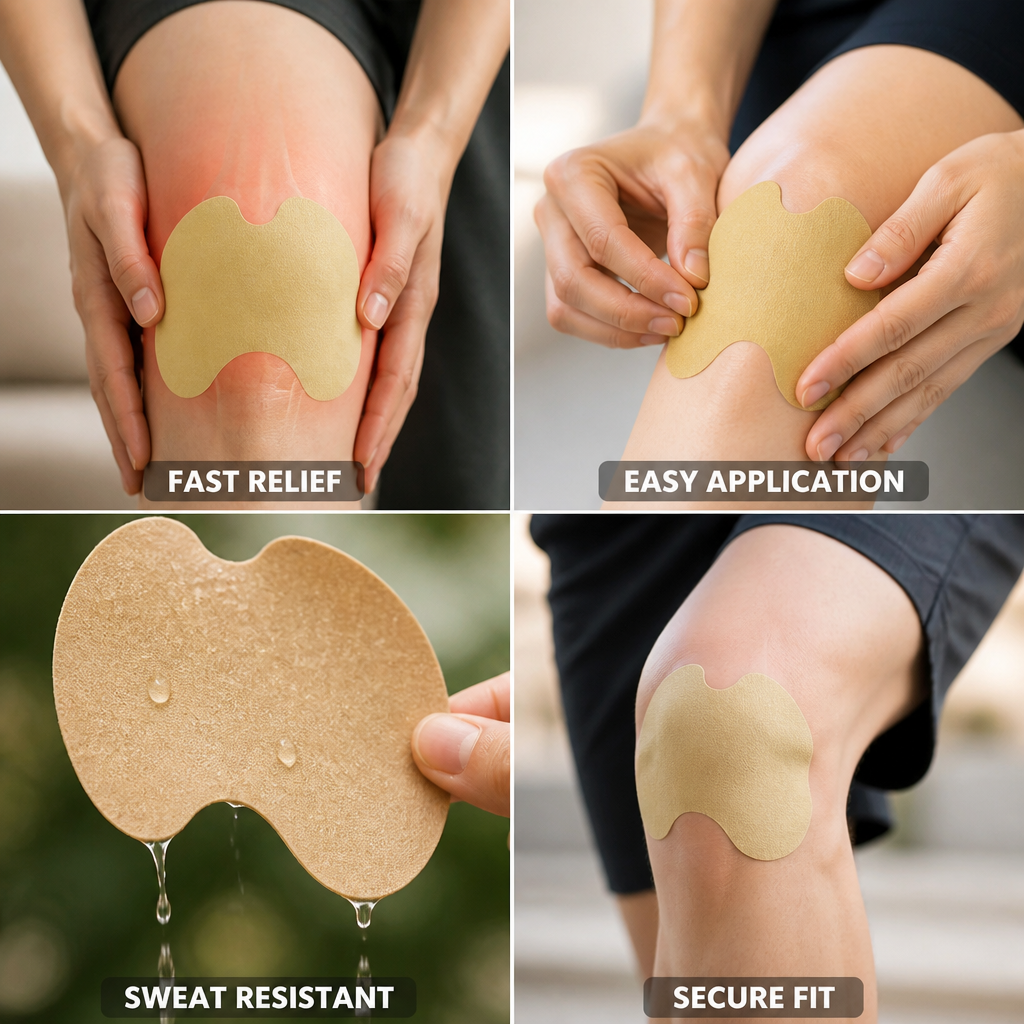 Knee Pain Relief Patches Cooling & Soothing 20 Pack