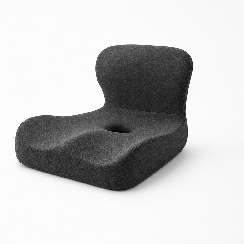 L-Shape Ergonomic Seat Cushion with High-Density Memory Foam