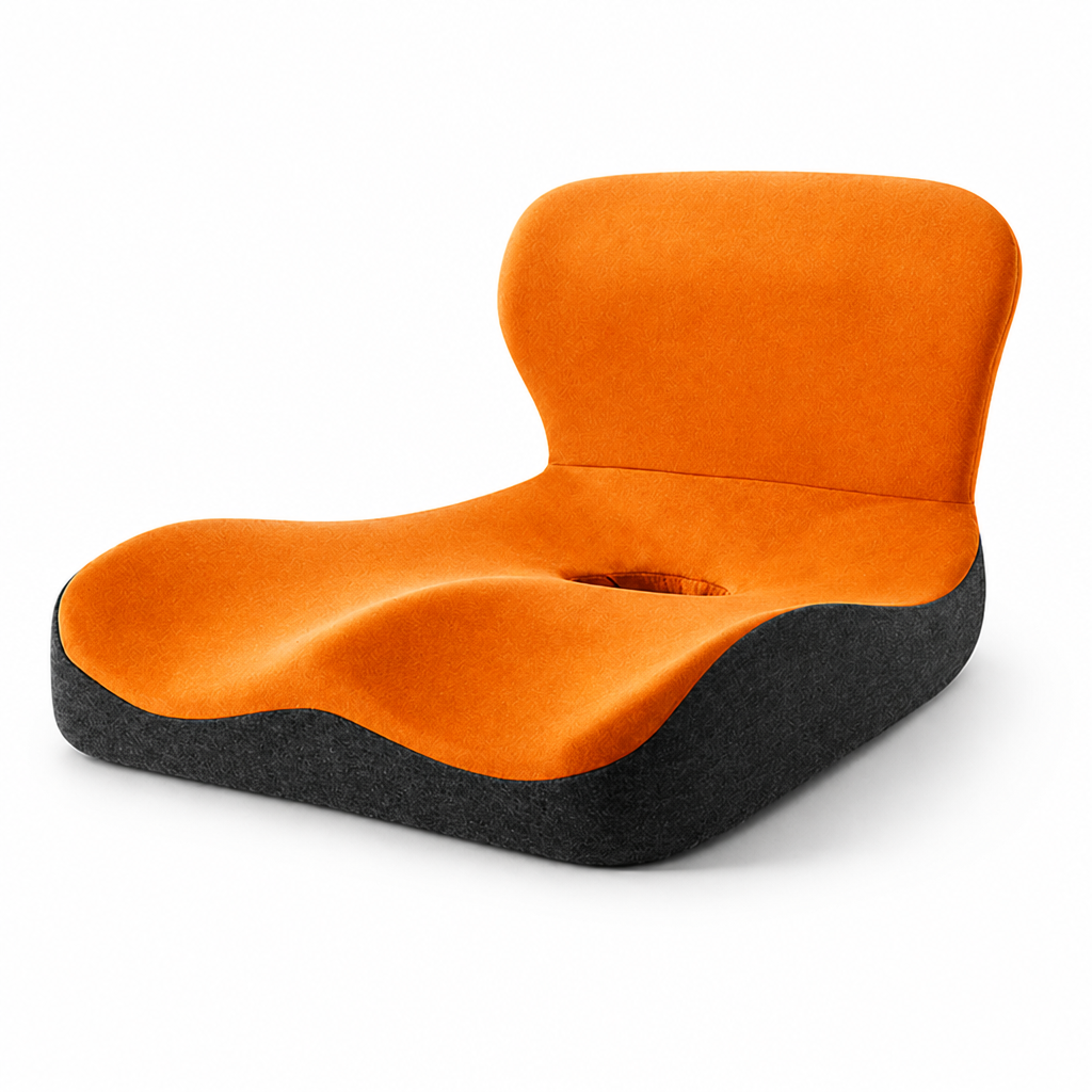 L-Shape Ergonomic Seat Cushion with High-Density Memory Foam