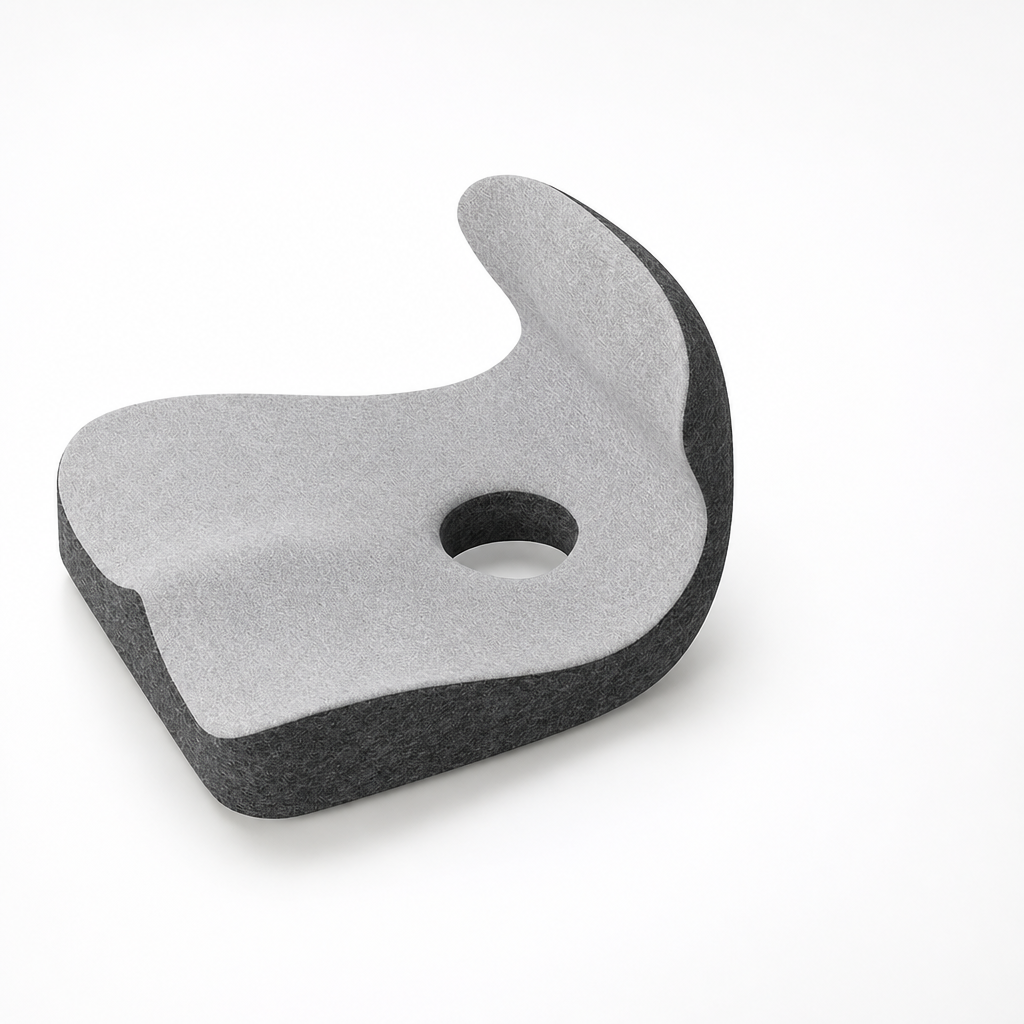 L-Shape Ergonomic Seat Cushion with High-Density Memory Foam