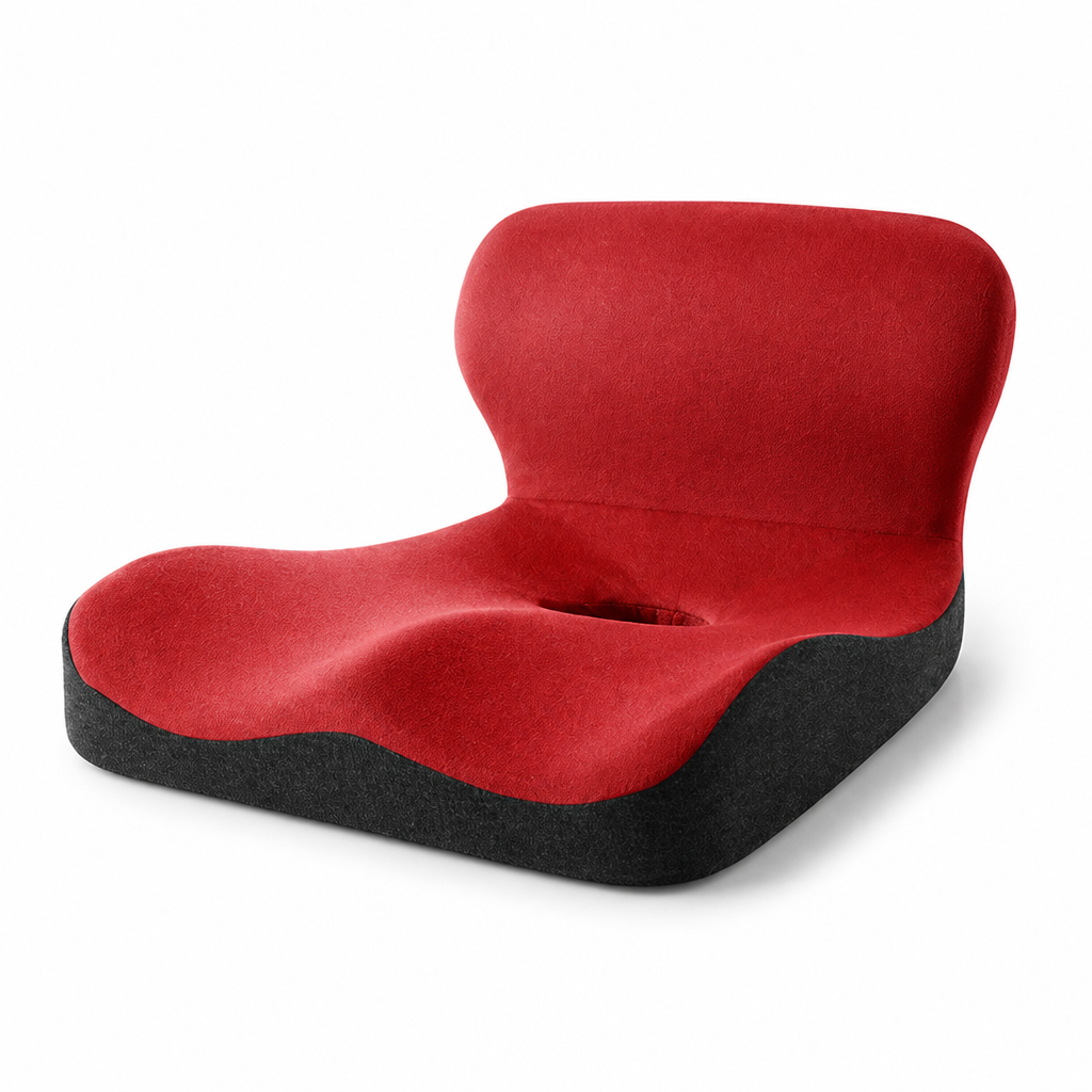 L-Shape Ergonomic Seat Cushion with High-Density Memory Foam