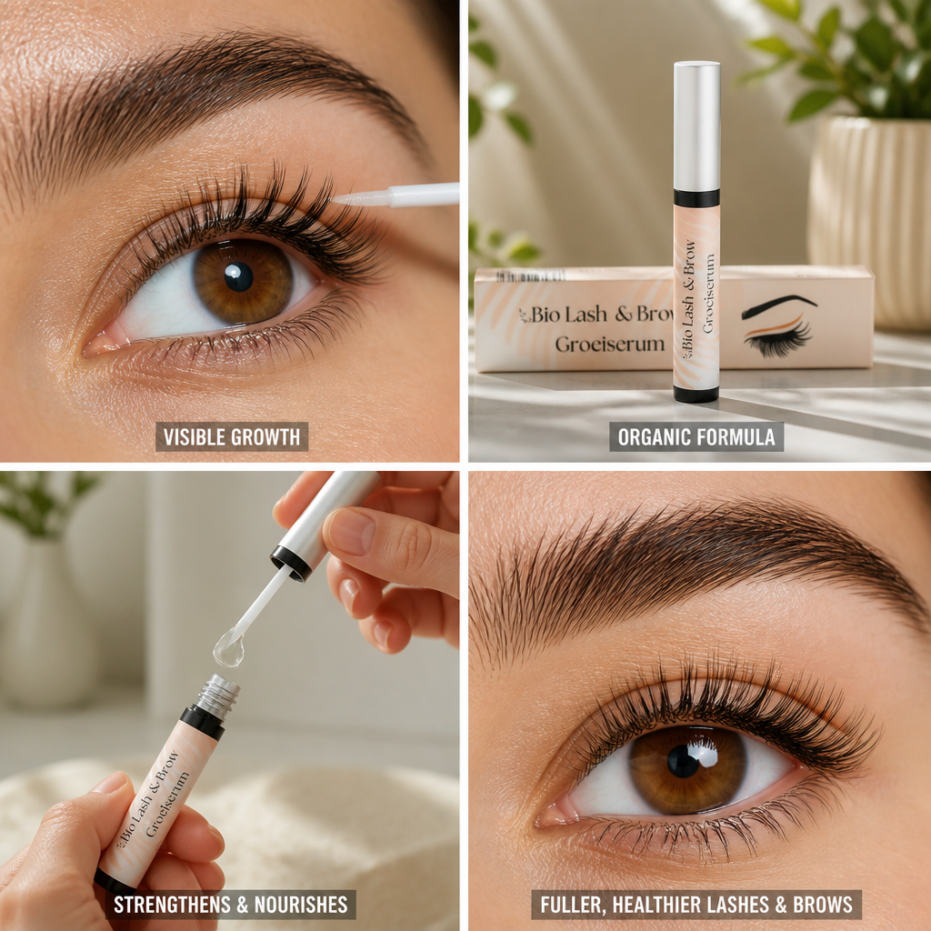 Lash & Brow Serum Organic Fast-Acting Strengthening