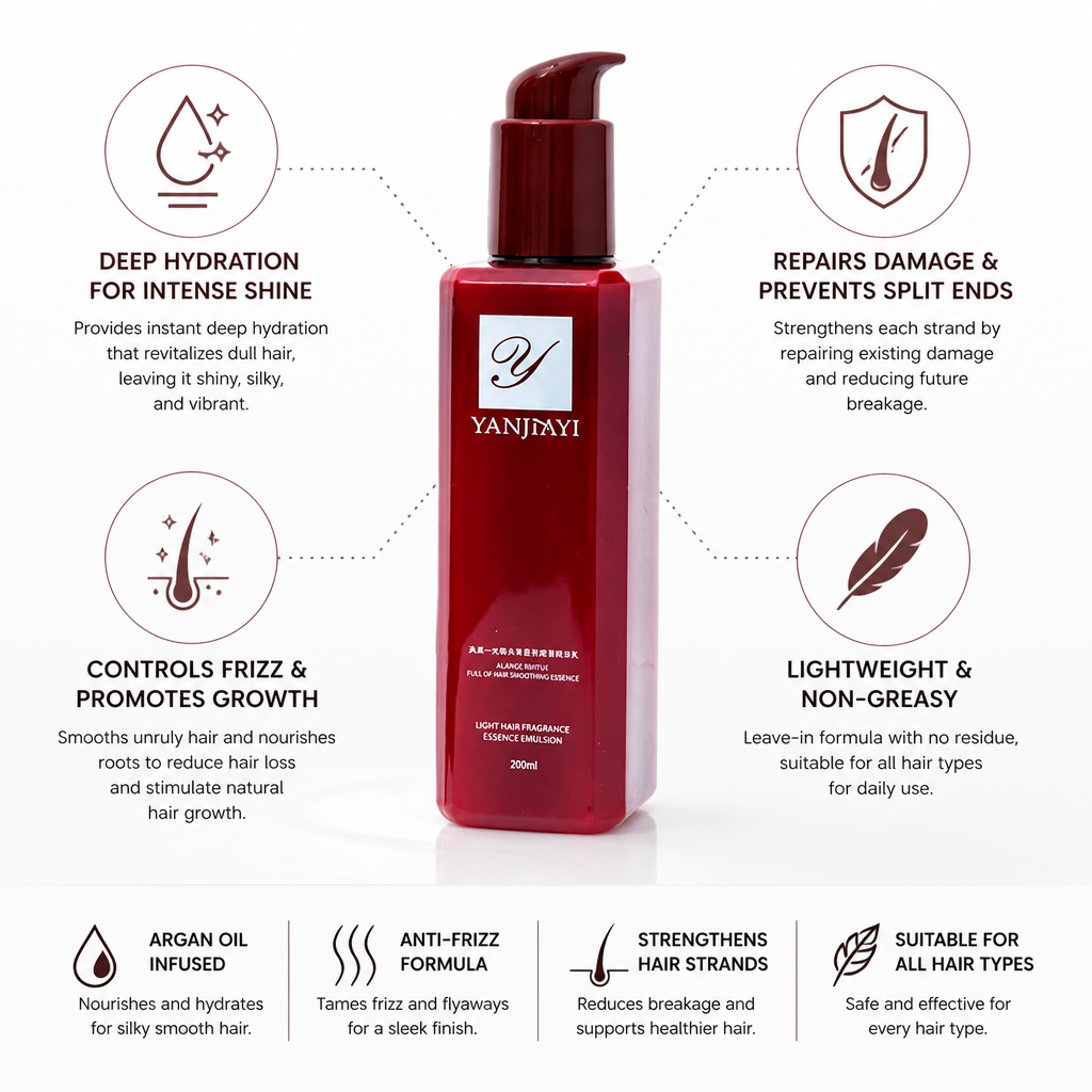 Leave-In Conditioner Argan Oil Hydrating & Anti-Frizz