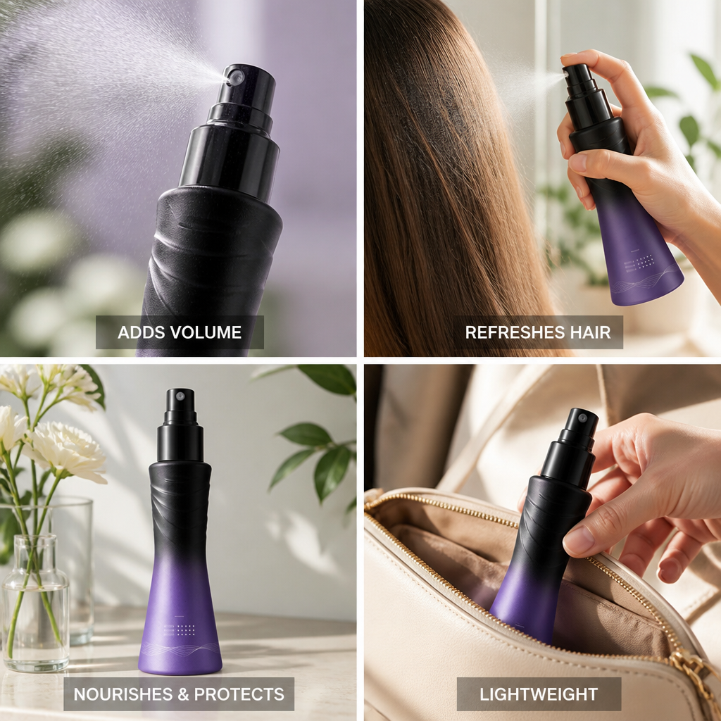 Leave-In Hair Spray Volumizing Lightweight Non-Sticky
