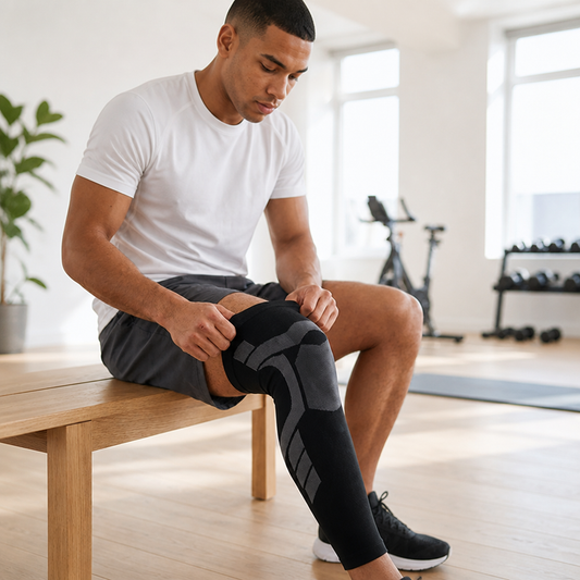 Leg Compression Bandage Targeted Support Breathable Adjustable Fit
