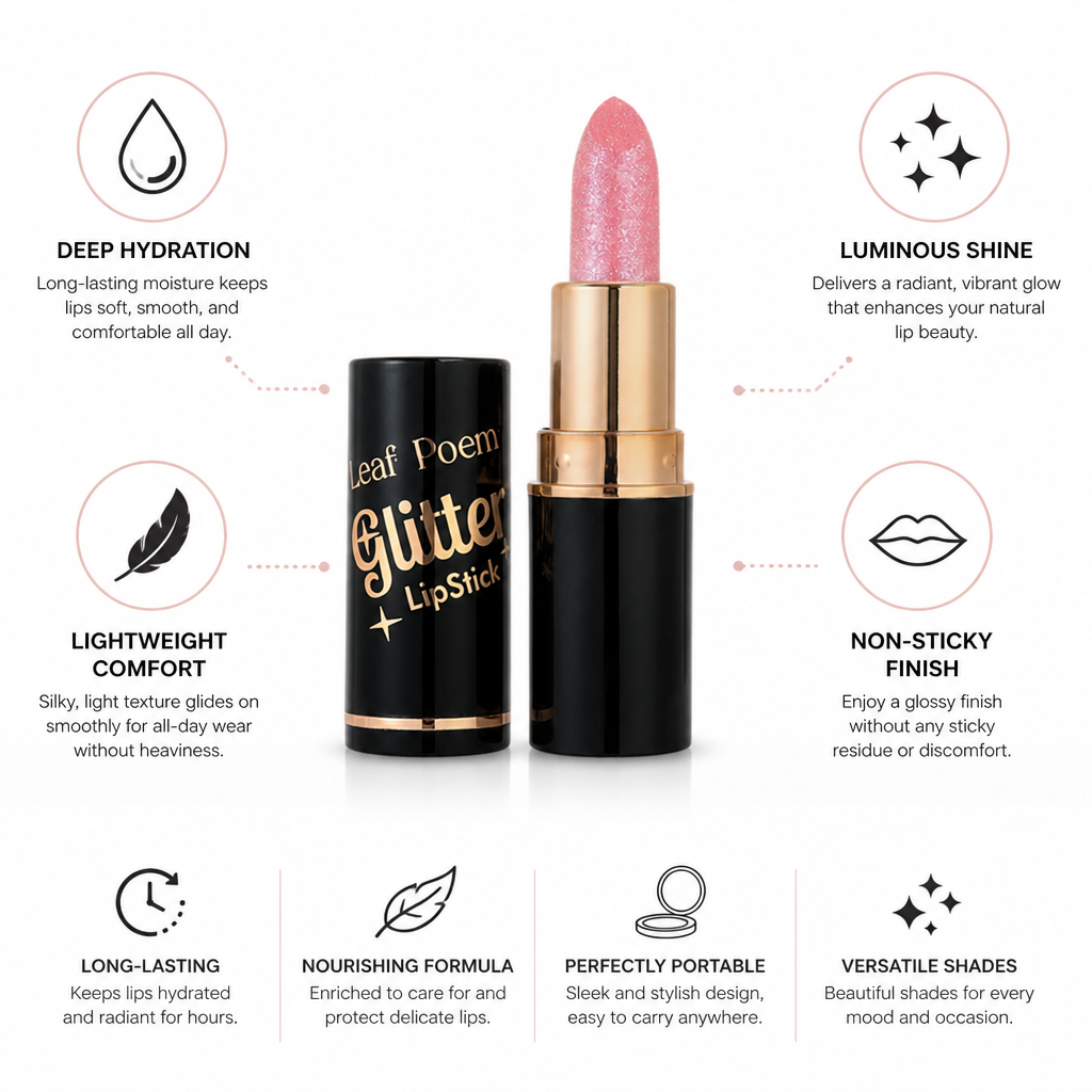 Lip Gloss Lightweight Non-Sticky Luminous Shine