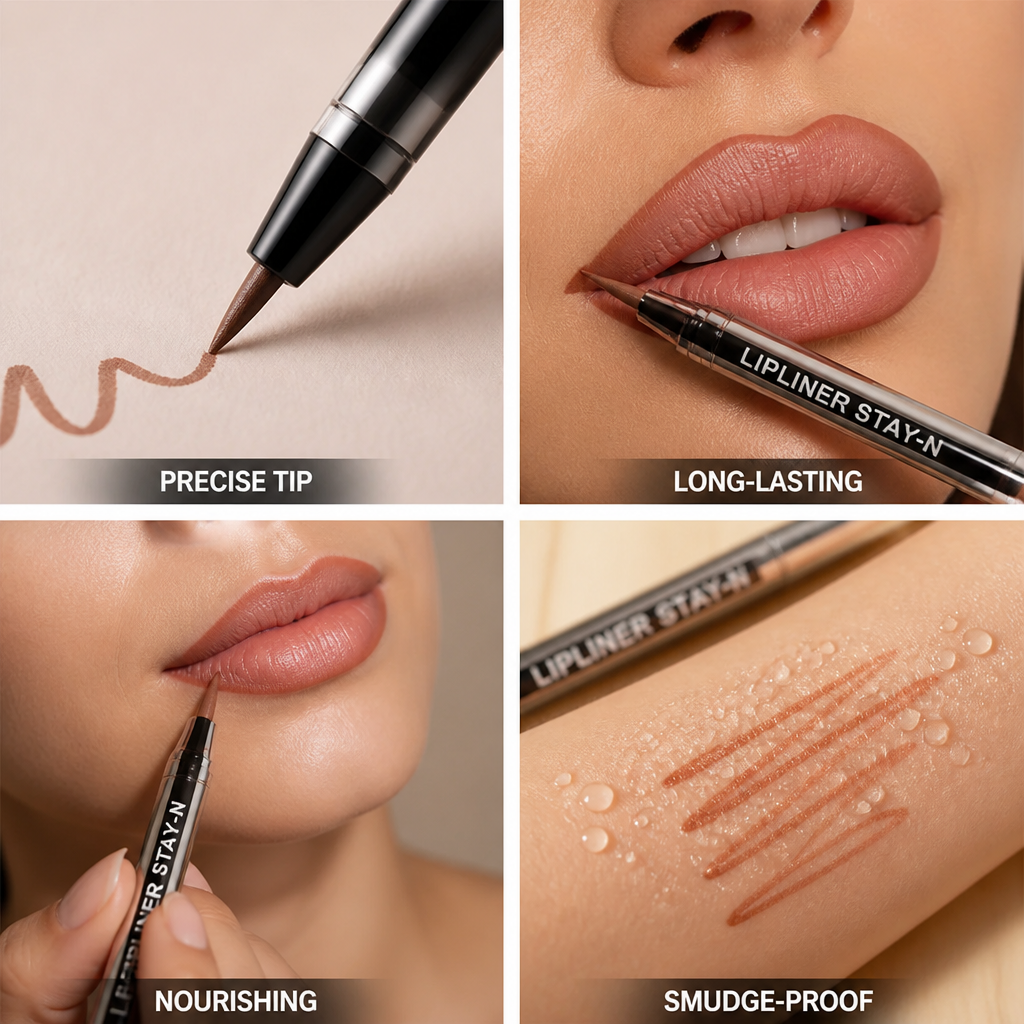 Lip Liner Fine Tip Long-Lasting & Smudge-Proof