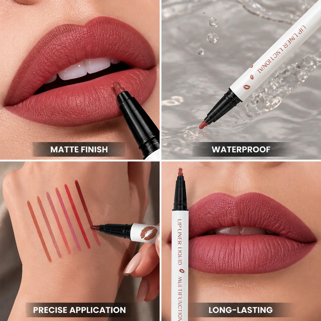 Lip Liner Matte Waterproof & Smudge-Resistant