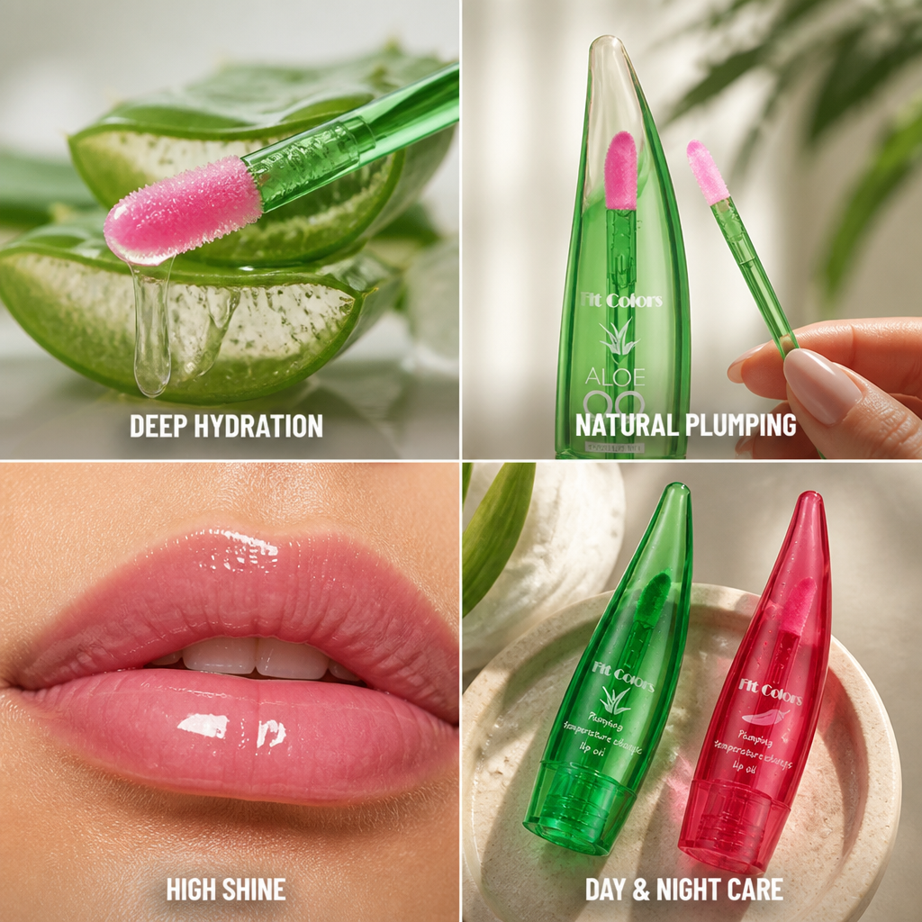 Lip Oil Set Chili & Aloe Plumping & Hydrating