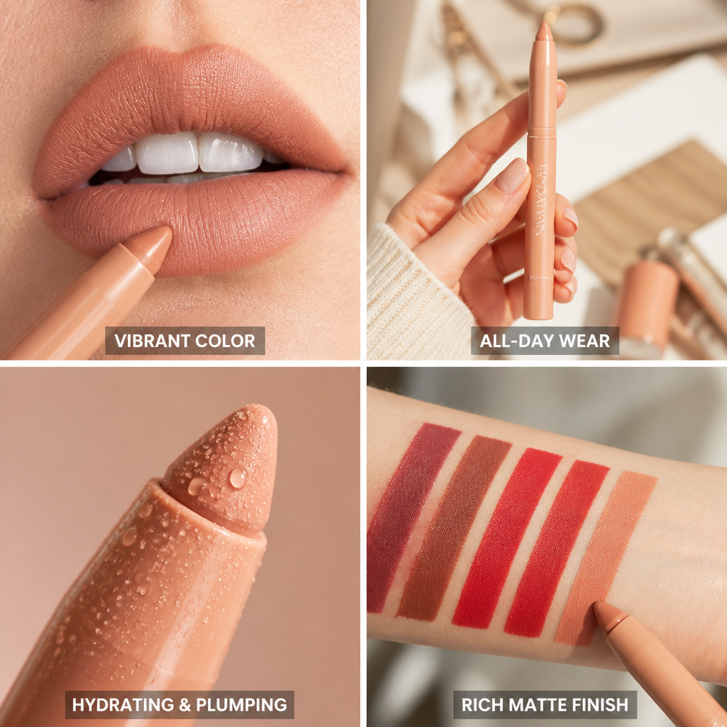 Lip Pencil Velvet Matte Hydrating & Plumping
