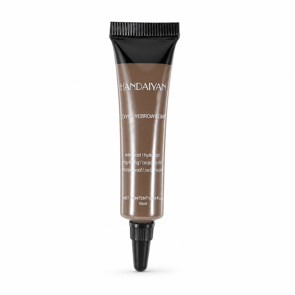 Liquid Brow Gel Waterproof 24H Natural Finish With Brush