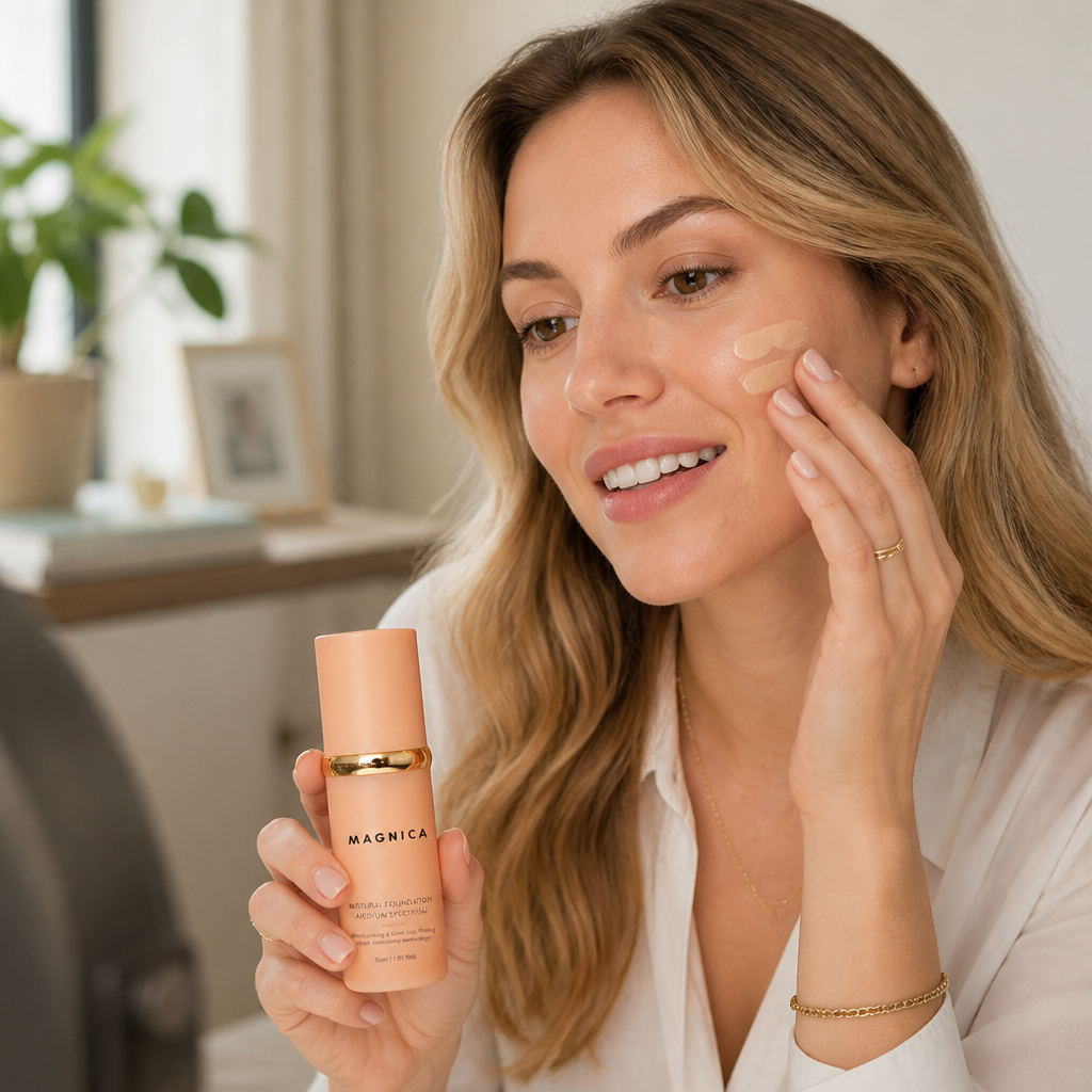 Liquid Foundation Biomimic Color-Matching Hydrating & Buildable Coverage