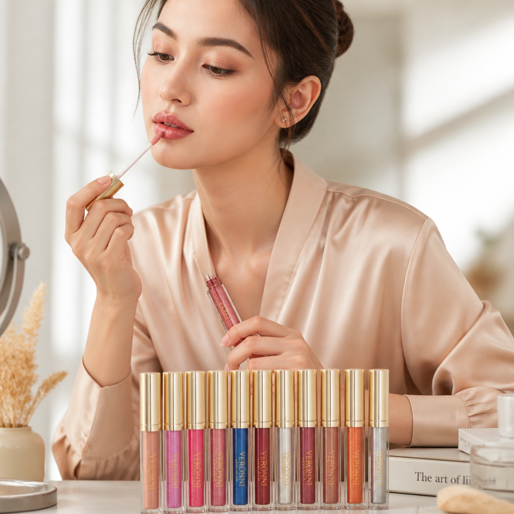 Liquid Lipstick Diamond-Shine 12-Hour Wear Chamomile & Soy