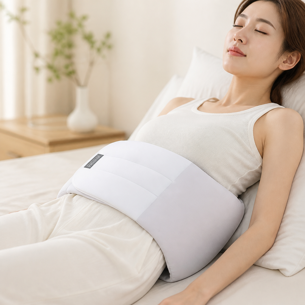 Lumbar Pillow Wrap-Around Ergonomic Breathable Milk Silk